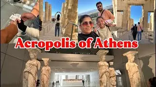 Athens Acropolis with Family 😃 | Greece Travel Vlog | KomalThrishaWorld #minivlog