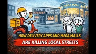 How Delivery Apps and Mega Malls Are Killing Local Streets