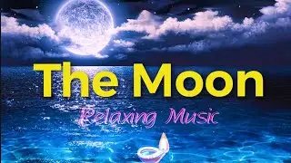 The Moon🪔 Relaxing Music| Sleep Music With Ocean Sounds| Relaxing Blue Screen Scene ||RelaxZoom||