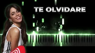 TINI - Te Olvidare | Piano Cover, Instrumental Karaoke