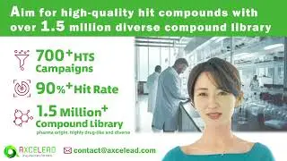 Aim for high-quality hit compounds with over 1.5 million diverse compound library