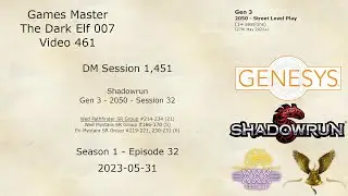 Shadowrun S01E32 - 2050 Gen 3 - Genesys - The four jobs of 2050 - Part 22 - Combat Bike and Desrin