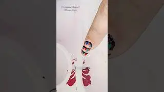 Durga Puja special nail art design 💅❤️||#durgapuja #nailsart #naildesign