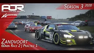 Apex Online Racing | ACC | Race 2 | Practice 1 | Zandvoort | Season 3 | VR