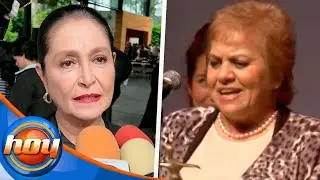Daniela Romo se conmueve y dedica su gran regreso a la televisión a Tina Galindo | Hoy