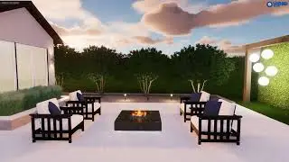 The Ultimate Elegant Pool: Fire Features, Relaxing Lounges