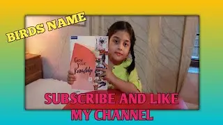 Birds Name🐦|Name Of Birds|Birds Name For Kids Basic Learning|Preschool|Aavya Singh|Amazon Bedsheet.