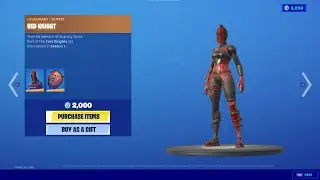 Red Knight Skin And Back Bling | Fortnite