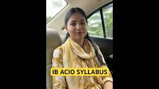 IB ACIO 2025 Syllabus | Vyasa IAS