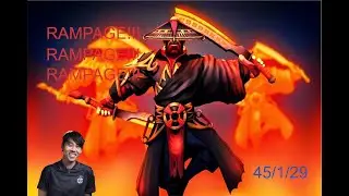 OG.ANA EMBER SPIRIT - NOT HUMAN -45KILLS-9 MIN GODLIKE-3RAMPAGES-FOUNTAIN FARMING-FULL GAME PLAY