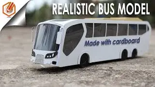 How to make RealisticVolvo Bus  | Amazing Cardboard DIY
