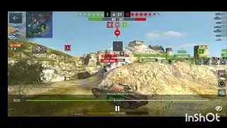 Incredibly balanced and dynamic T95E6, shows how to play. World of tanks blitz.