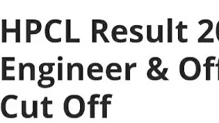 HPCL RESULT 2022 ENGINEER AND OFFICER RESULT RELEASED DATE OUT, HOW TO DOWNLOAD, CUTOFF