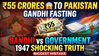 ₹55 Crore Controversy 1947 😱 | Gandhi Fast, Kashmir War & India&ndash;Pakistan Secret History Telugu|