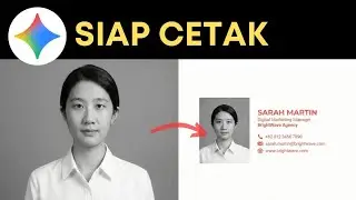 Cara Membuat Kartu Nama PROFESIONAL dengan Foto Sendiri di Gemini AI