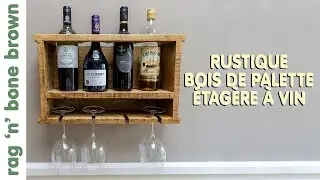 Fabriquer un porte-bouteilles en bois de palette rustique