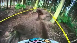 Hopton Dowhill Track - Olie Burton fellows Micheal O'brien