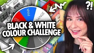 Every room is a different COLOUR but I'm building in BLACK & WHITE in The Sims 4