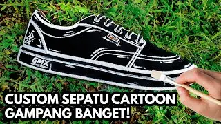 CARA CUSTOM SEPATU CARTOON (STEP BY STEP) GIVEAWAY! - Geoff Max