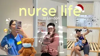 NURSE VLOGMAS👩&zwj;⚕️🎄:Filipino Nurse Life in London | Off Sick, Realistic Days off & New Bedroom Setup