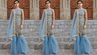 Designer party wear sharara suite | Aasu fashion beauty || Sharara suite collection 2020##