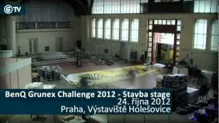 BenQ Grunex Challenge 2012 - Stavba stage