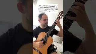 Fingering for passage in Prelude No.2 by Villa-Lobos #musician #musik #guitar