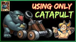 Castle Crush - Using Only Catapult! Challenge Video! - Castle Crush Gameplay