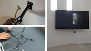 como instalar suporte ARTICULADO p/ TV