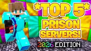 TOP 5 PRISON SERVERS *2026* | Best Minecraft OP Prison | 1.8/1.19/1.20+ JAVA & BEDROCK SERVER
