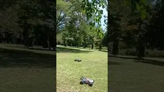#getracingschool #traxxas E Revo 2.0 Mamba Monster 2 vs #arrma Kraton 6S race #rc #rccar