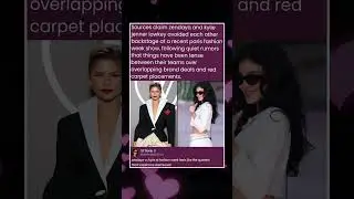 Sources claim zendaya and kylie jenner lowkey avoided each other backstage at a recent paris fashion
