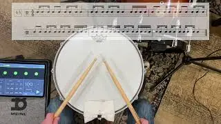 Reading Rhythms Part Eight, ex 42, 43 & 44 @100bpm by Michael Evans-Barker