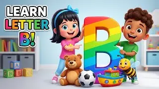 Давайте изучим букву Б | Изучение звуков букв от А до Я | Фонетика ABC для детей