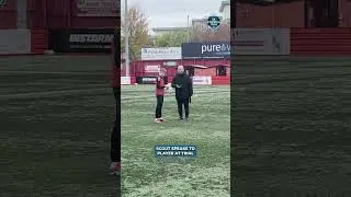 SCOUT SPEAKS TO PLAYER AT TAMWORTH TRIAL 👀📋