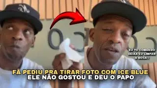 ICE BLUE FALA SOBRE F&Atilde; QUE PEDE FOTO NA HORA QUE TA COMENDO