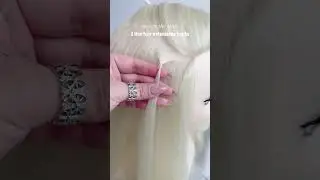 Secure clip in hair extension hacks for thin hair #shorts #hairwithextensions 1