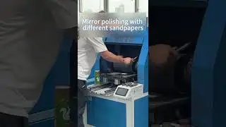 flat sheet polishing  machine #metalpolishing