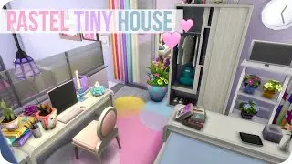 Sims 4 House Building | Pastel Tiny House