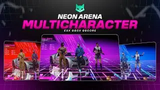 Futuristic Multi-Character System for FiveM | Neon Arena Theme