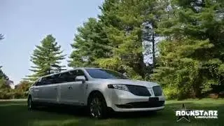 White Lincoln MKT Limo Rental - Rockstarz Limousine & Party Bus