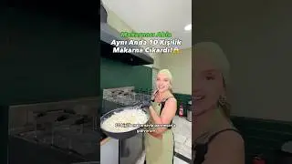 Makarnacı Abla Denizli&rsquo;de Aynı Anda 10 Kişilik Makarna Yaptı!😱
