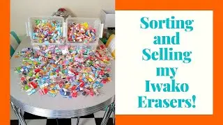 Sorting and Selling my Cute Erasers!