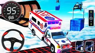 Ambulance Stunt Van Racing - Impossible Tracks - Van Driving Simulator | Android GamePlay