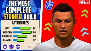 FIFA 23 PRO CLUBS - THE MOST COMPLETE STRIKER BUILD 👑⚡🐐CRISTIANO RONALDO RECREATION (BUILD/FACE)