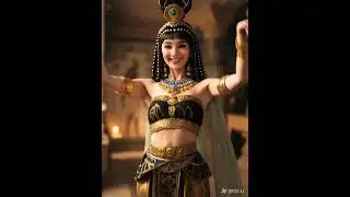 Egyptian Dance Queen:A Mystical Desert Performance#EgyptianStyle   #AIgenerated #DanceGoddess #Viral