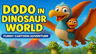Dodo in Dinosaur World! 🦤🦕 | Funny Cartoon Adventure for Kids &ndash; Part 1