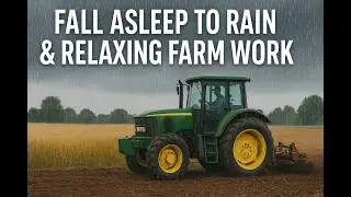 Fall Asleep to Rain & Relaxing Farm Work 🌧️🚜Ep.1