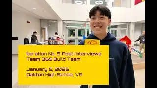 Team 369 Decode Iteration No.5 post interviews