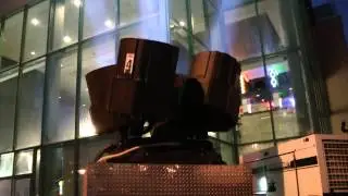BATLIGHTS.COM searchlights 4 beams hollywood 905 424-1818 Space Cannon Rental at York Cinemas